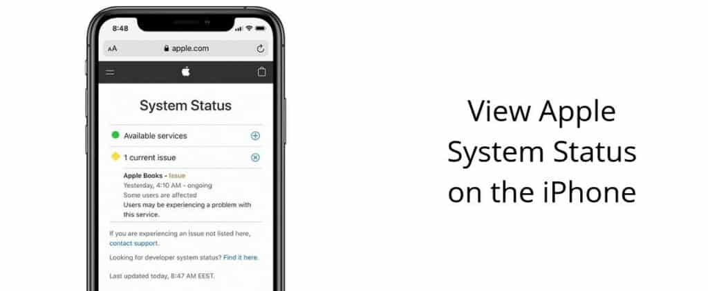How To Check Apple System Status