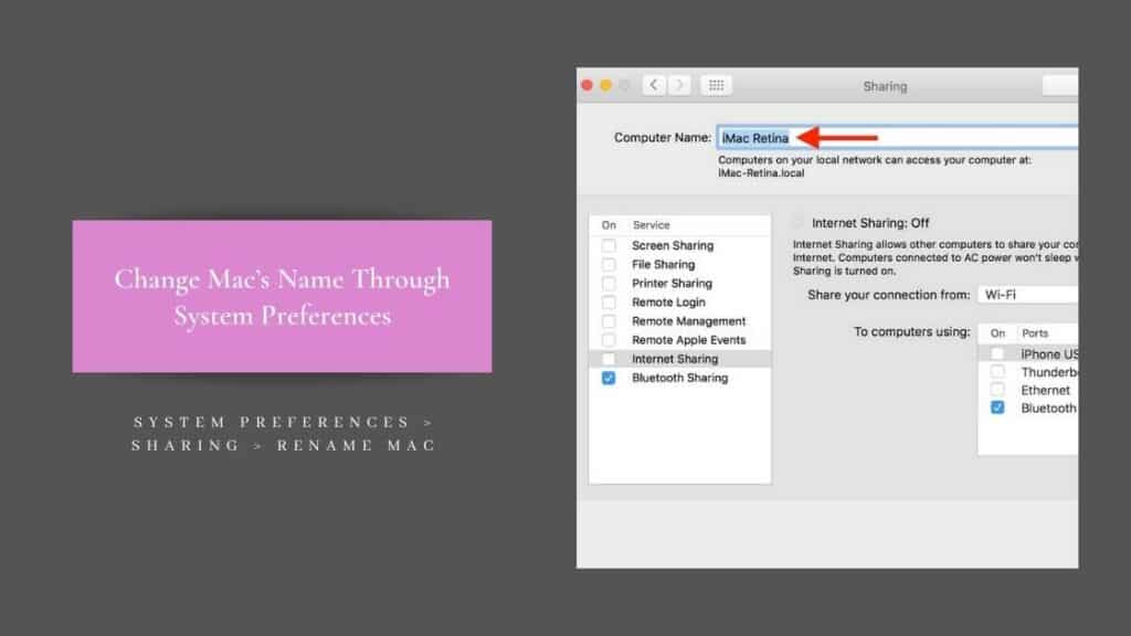 How To Change Your Mac Name