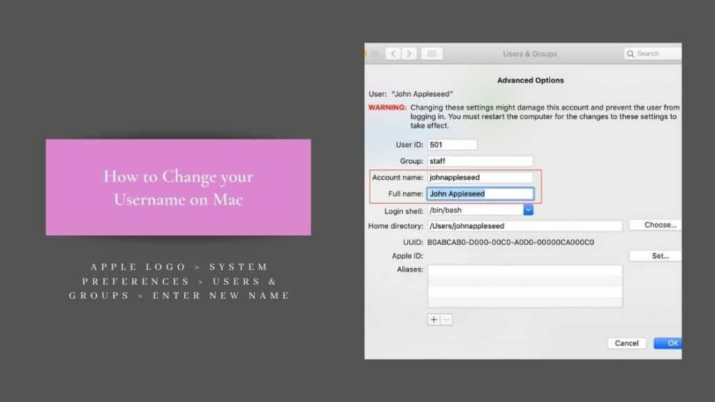 How To Change Your Mac Name