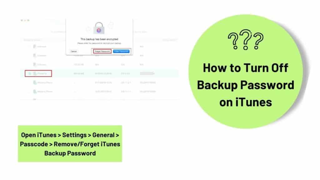 What Is iTunes Backup Password