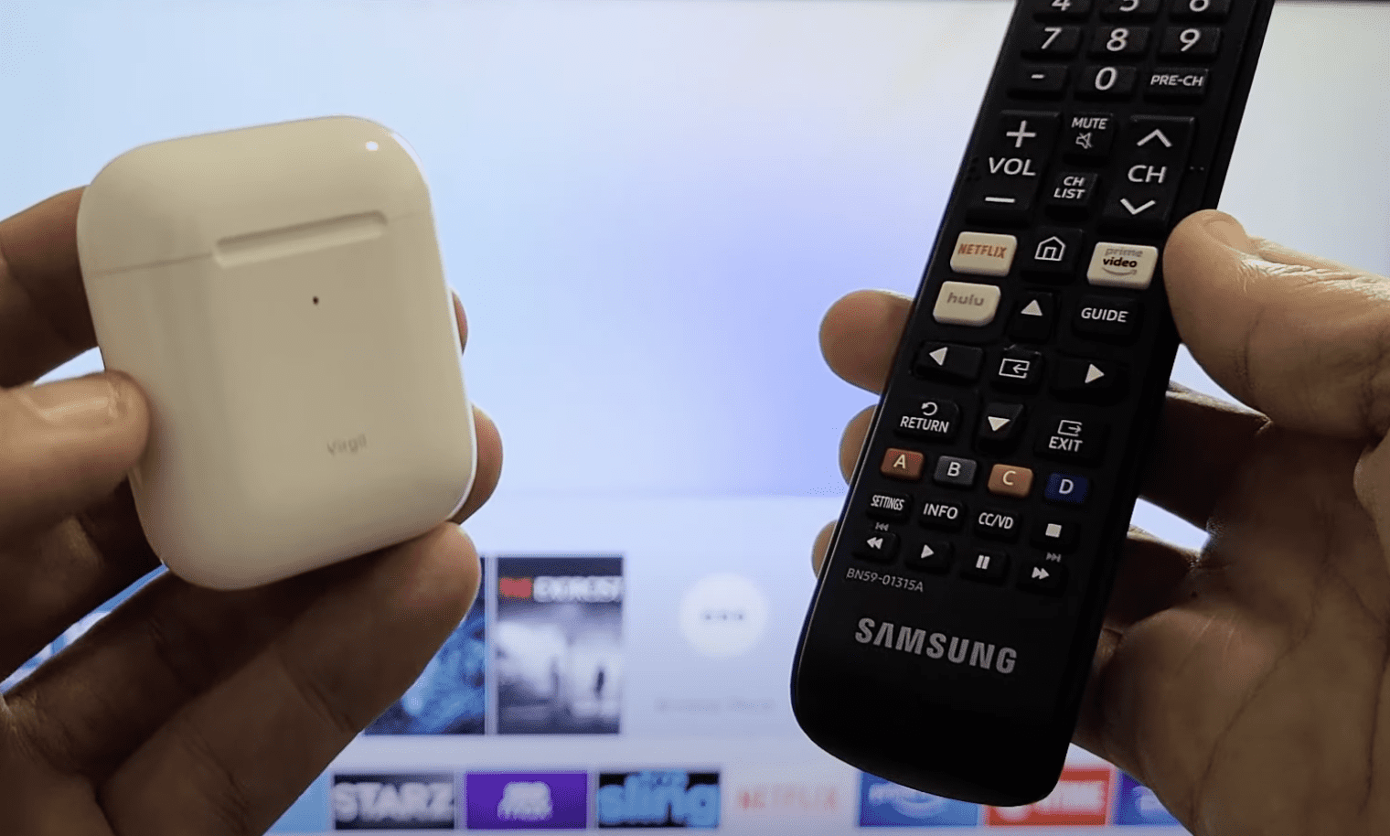 how to connect airpods to samsung tv